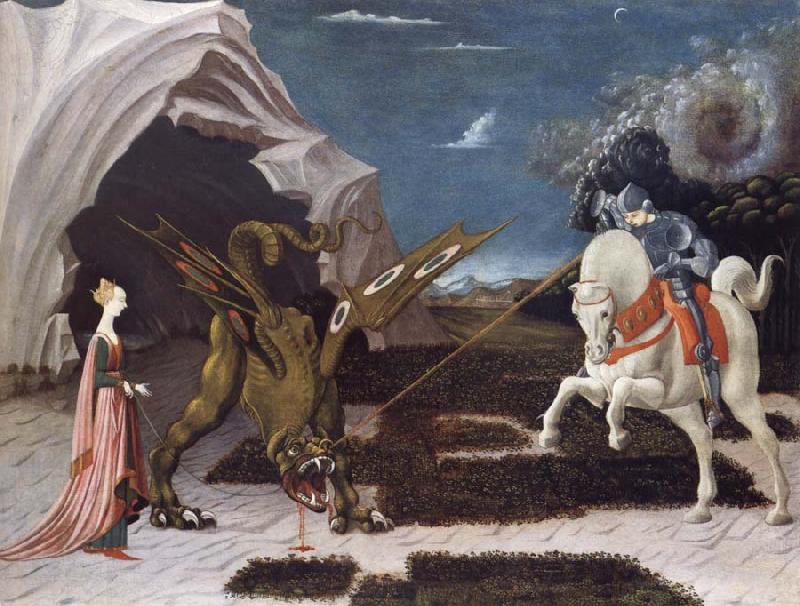 Paolo Ucello Saint George,the Princess and the Dragon